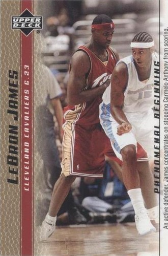 LEBRON JAMES 2003 city HEIGHTS 3D レブロン 2003 Upper Deck City Heights Redemption Special LeBRON JAMES card