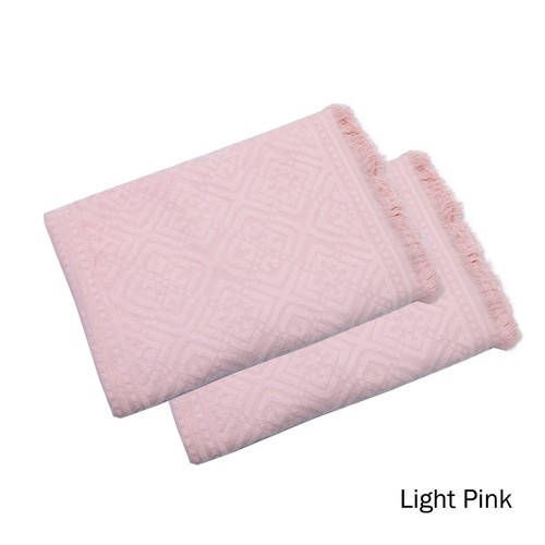 500GSM Twin Pack Jacquard Velour Toallas de baño de algodón egipcio 70x140cm - Imagen 13 de 18