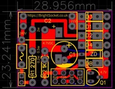 Emergency Light Socket PCB Board Only