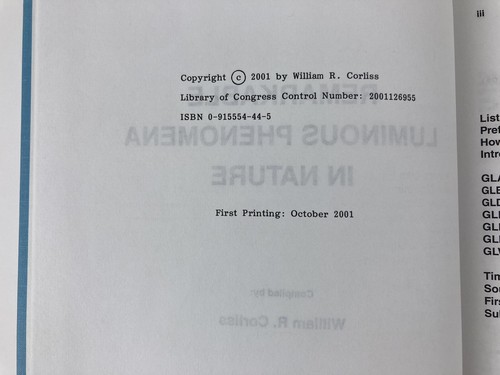 A Catalog of Geophysical Anomalies Book Lot William R. Corliss SourceBook - Picture 22 of 24