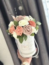 artificial flowers hat box, Colours,wedding deco,gifts,vase,Flower Box,balloon