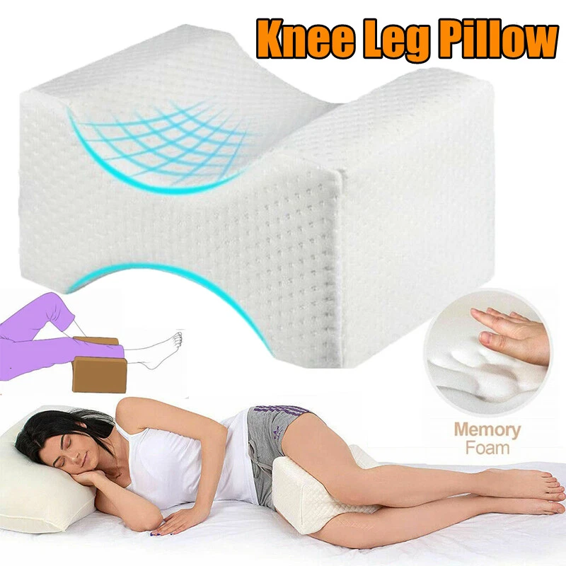 Memory Foam Knee Leg Pillow Sleeping Support Cushion Between The