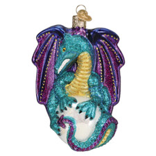 Old World Christmas Fantasy Dragon Ornament w