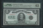 1923 Dominion of Canada 1 dollar Dc-25o Pmg 63