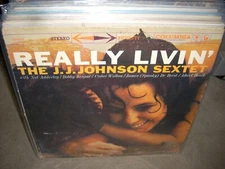J.J. JOHNSON really livin ( jazz ) stereo 6 eye WHITE LABEL PROMO