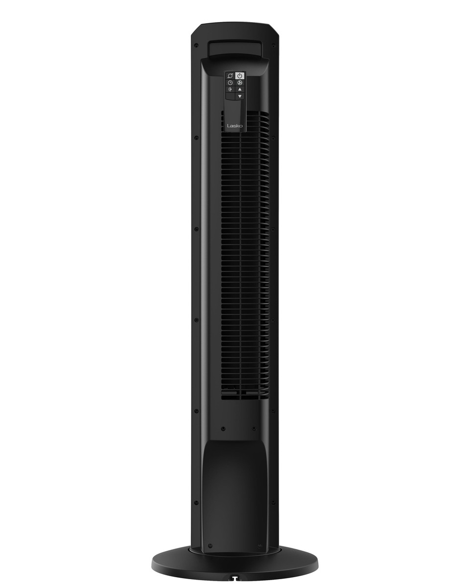 Lasko 42-inch 12-Speed EcoQuiet DC Motor Tower Fan with Remote, T42700,  Black | eBay