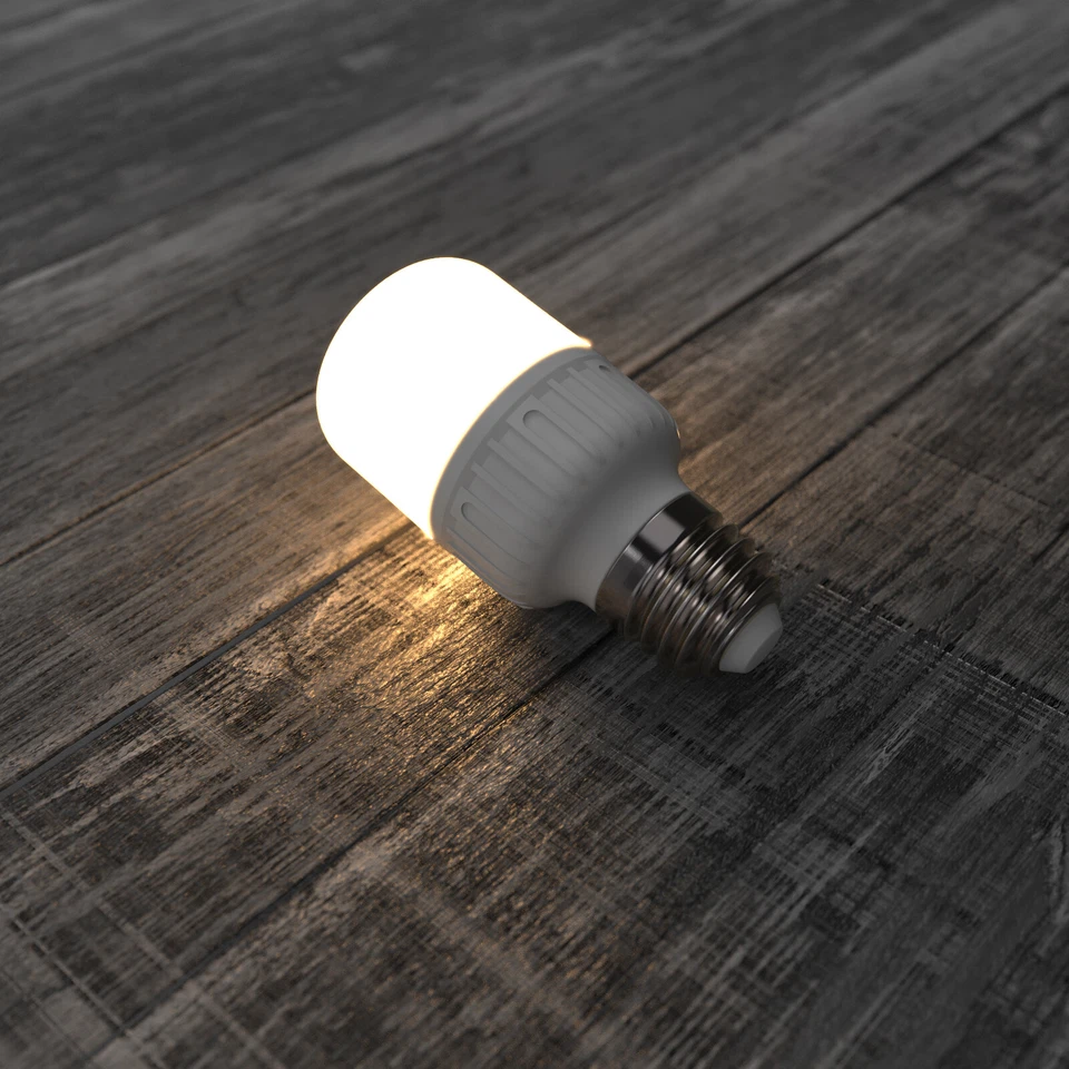 10PCS LED Light Globes 6W E27 T50 Light Bulb Energy Saving Lamp 3000K Warm White - image 3 of 4