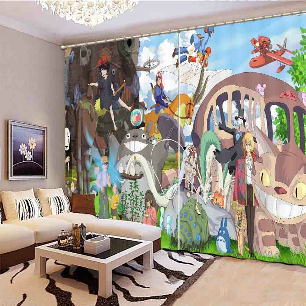 Great Chinchilla Family 3D Blockout Photo Print Curtain Fabric - Main Image