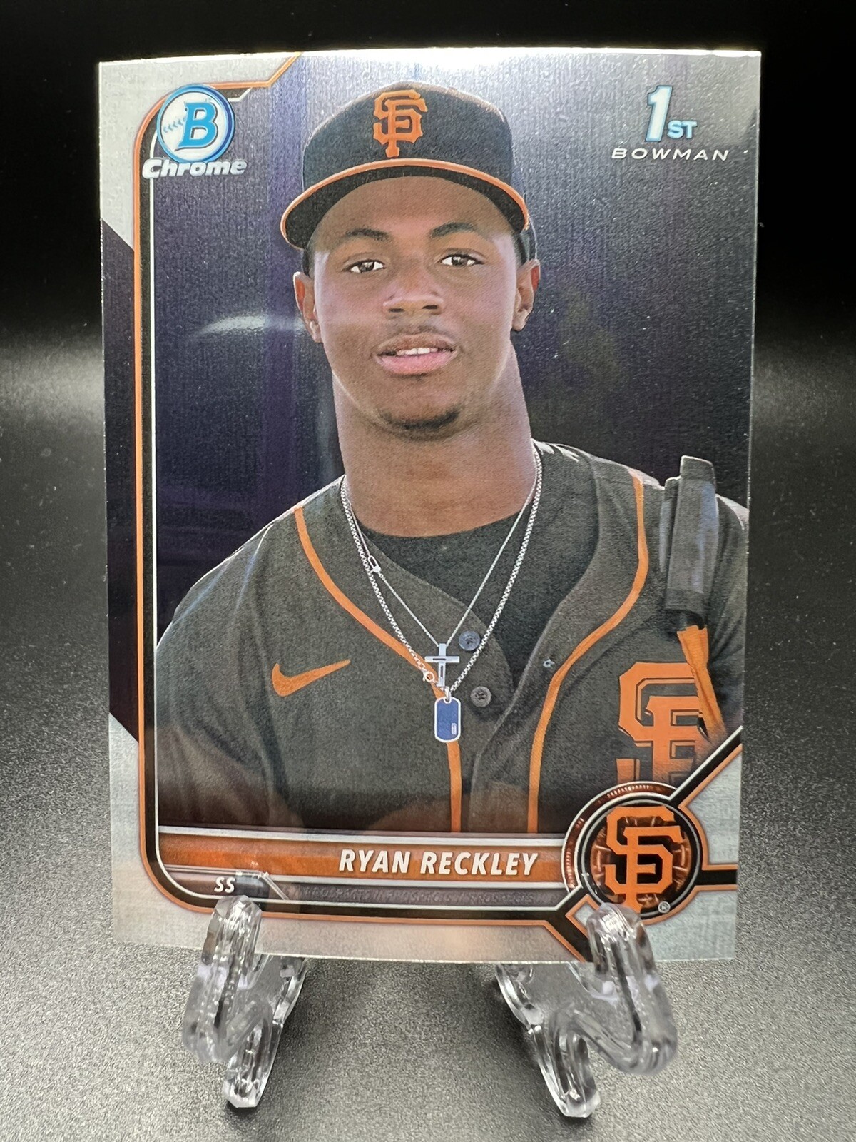 2022 Bowman Chrome 1st Ryan Reckley #BCP-163 San Francisco Giants