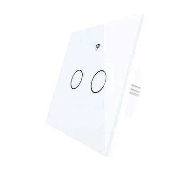 MOES WiFi Wall Touch Light Switch RF433 Wireless Remote Control Tuya/Smart Life