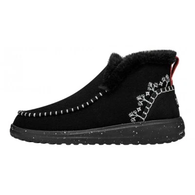 Zapatos de mujer Hey Dude botas de lana de invierno con piel Denny - Imagen 1 de 4