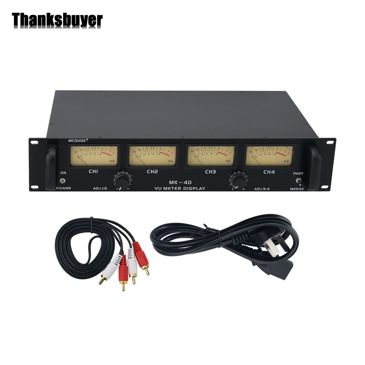 MK-4A 2U 4 Audio VU Meter High Performance Level Meter for