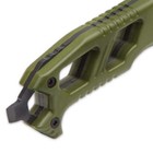 SOA Fixed Blade Knife OD Green Handle with Belt Sheath — photo 5