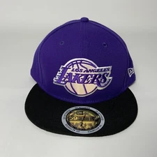 New Era LA Lakers Purple 59FIFTY Color Fade Fitted Hat Mens Size 7 1/2 NEW
