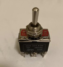 6Pin EIN/Aus/Ein Momentan Kippschalter 15A 380VAC max. Anhänger Wagenheber Schalter. Neu