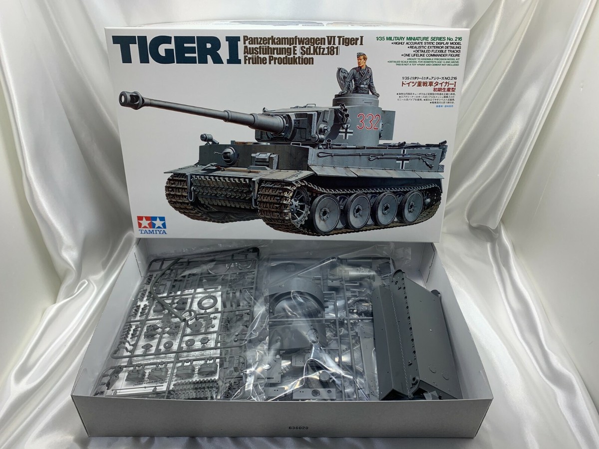 Tamiya 1/35 Military 216 German Army Heavy Tank Tiger I Initial