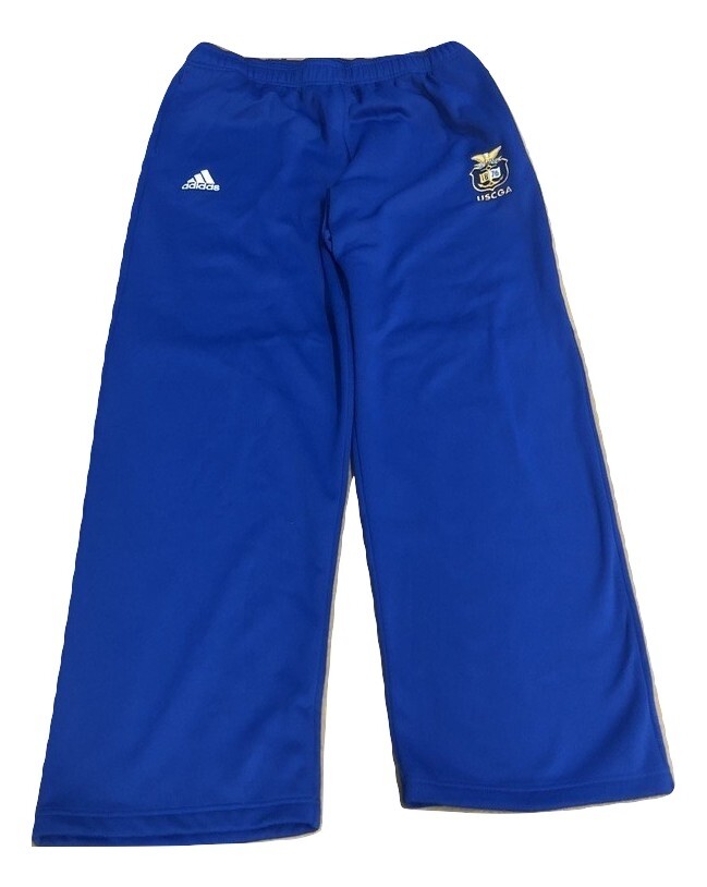 Мужские спортивные брюки Adidas USCGA из флиса королевского синего цвета RoyalBlueYellow 486pa 5990₽