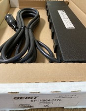 GEIST SPTN064-15TL 6 OUTLET RACK MOUNT POWER STRIP SURGE PROTECTOR TWIST LOCK