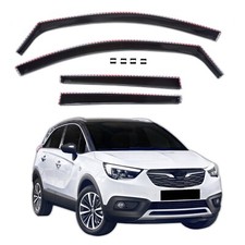 Windabweiser GP Regenabweiser Für Opel Crossland Ab 2017 4-Tlg Set Schwarz