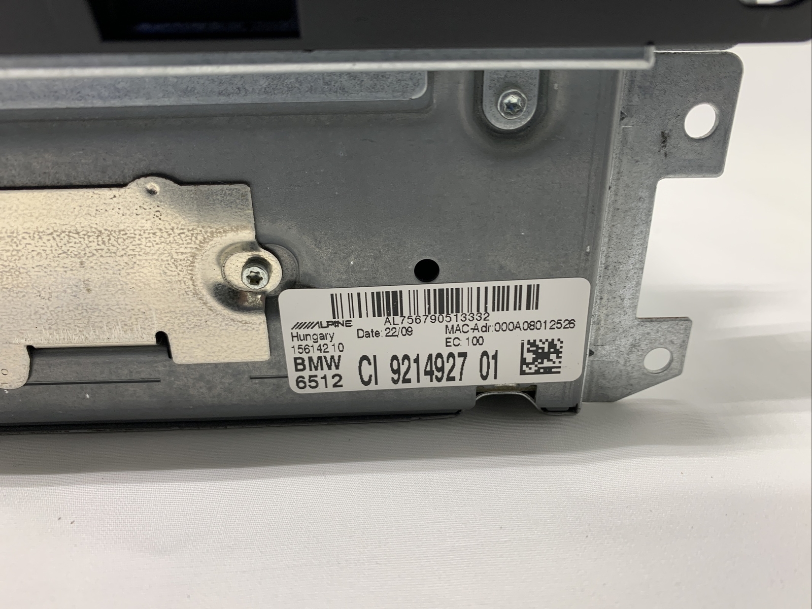 G233 2010 BMW 535i Radio DVD Player Head Unit 65129214927 for sale 