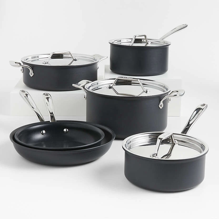 All-Clad HA1 Curated Hard-Anodized Non-Stick 10-Piece Cookware Set  11644916701