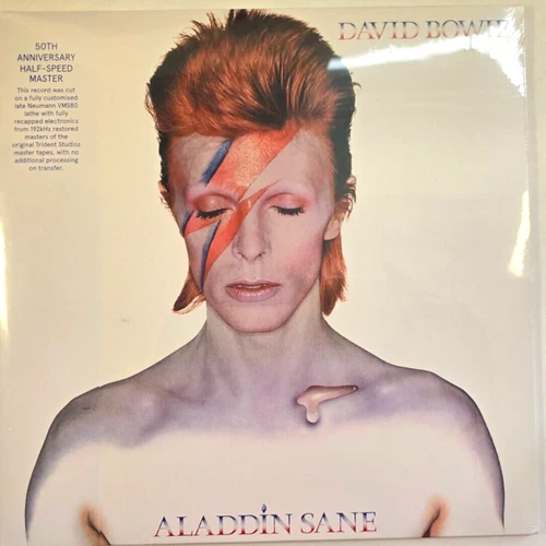 David Bowie Aladdin Sane LP Album vinyl record 2023 half speed remaster 50th an