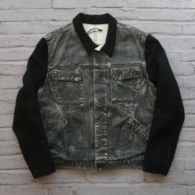 helmut lang distressed denim jacket