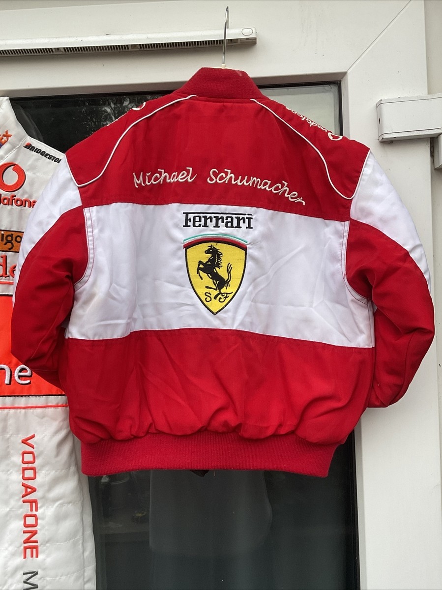 Vintage Ferrari Racing Jacket Style F1 Ferrari Jacket JNR Size