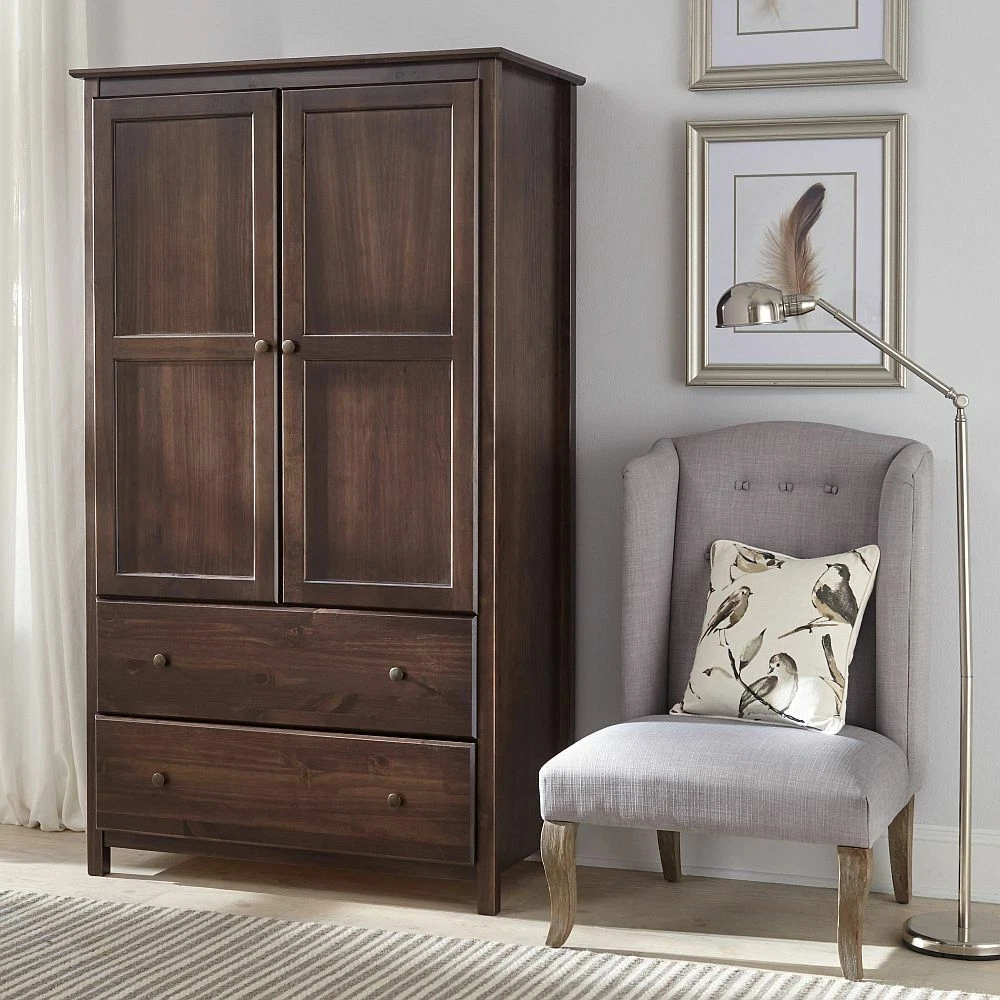 Shaker wardrobe armoire 2024 grain wood furniture