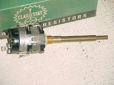 ANTIQUE POTENTIOMETER DUAL CONCENTRIC CLAROSTAT 2.5 MEG OHM & 1.5 MEG & SWITCH
