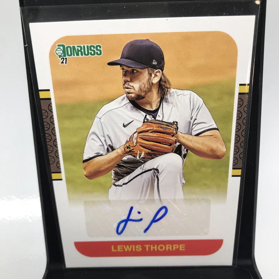 2021 Panini Donruss Retro 1987 Signatures Lewis Thorpe #87S-LT Auto Australian - Image 2 of 4