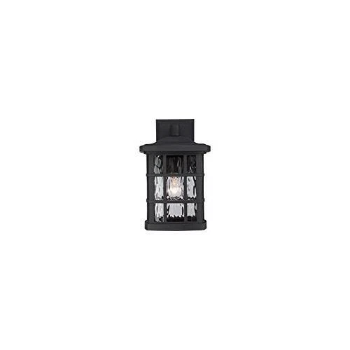 Quoizel SNN8408K 1-Light Stonington Outdoor Lantern in Mystic Black - Picture 5 of 7