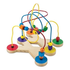 Melissa & Doug Classic Bead Maze - Wooden Educational Toy DAMAGED PACKAGING