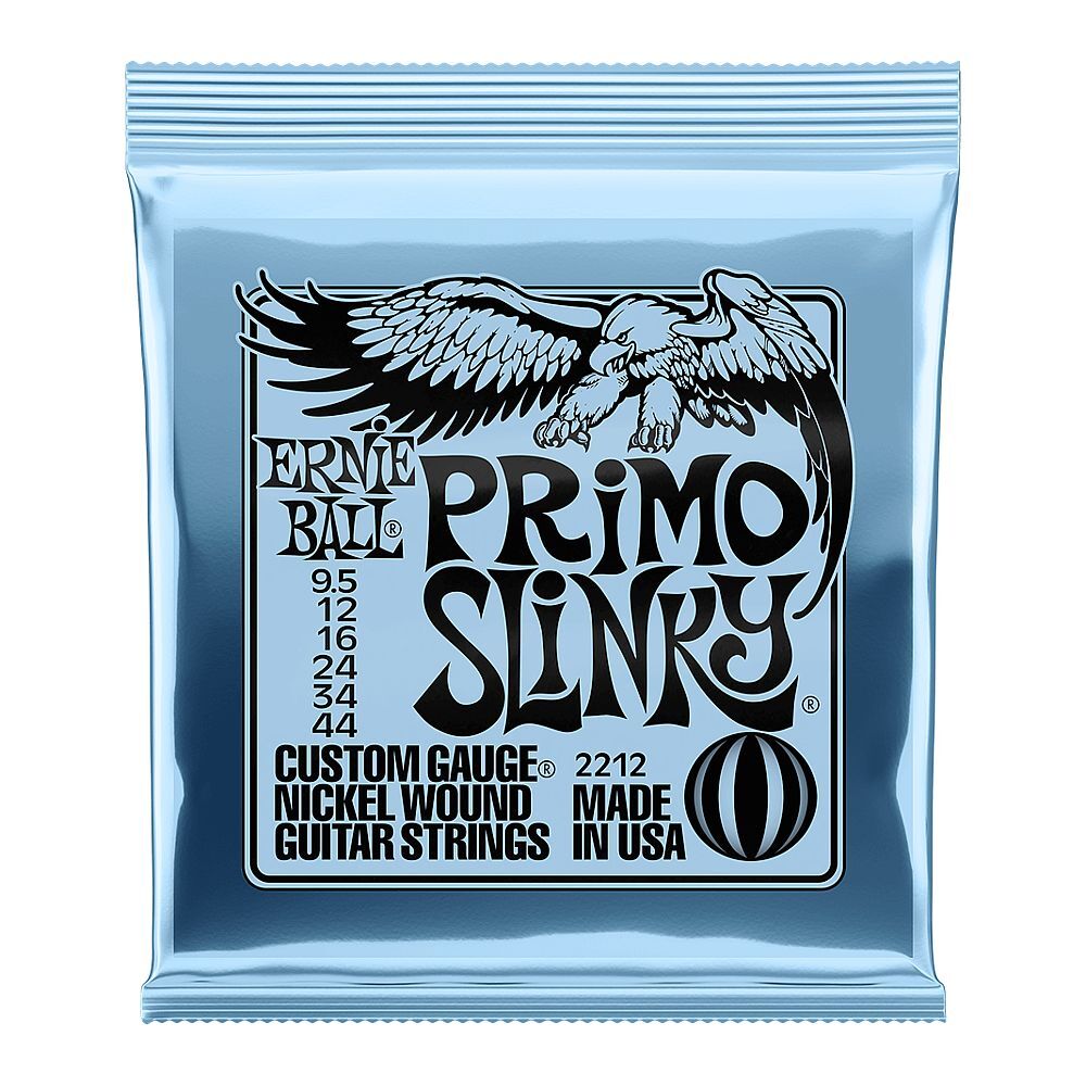 Ernie Ball Slinky Electric Guitar Strings (.0095 - .044 Primo Slinky)