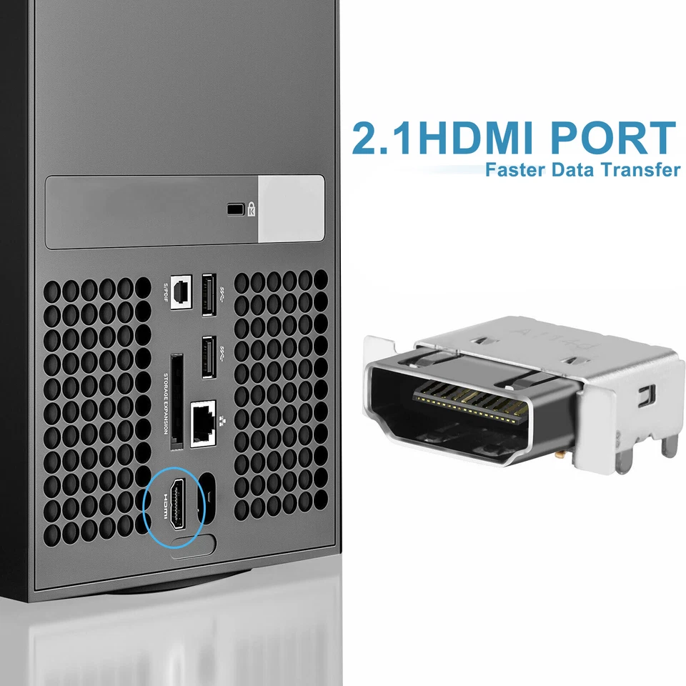 OEM 2.1 HDMI Port Dock Connector Socket For Microsoft XBOX One S / XBOX Series X - Image 4 of 4
