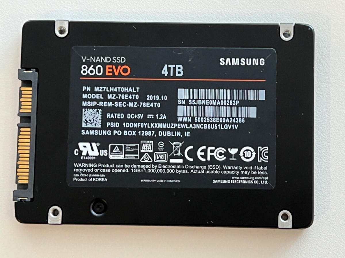 76e1t0bw Solid State Drive Samsung Evo 860 1tb Sata Samsung 860