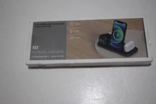 3 IN 1 WIRELESS CHARGING DOCK STATION A32 WHITE