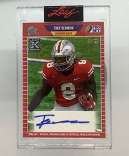 2021 LEAF PRO SET NFL - AUTOGRAPHED - TREY SERMON XRC - SIGNED #44/99