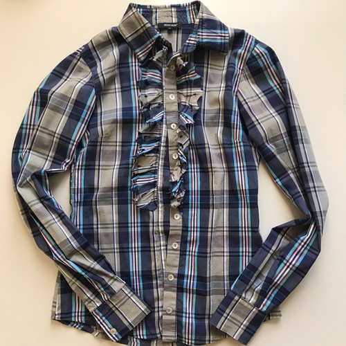 Camicia Scozzese Donna Denny Rose Tg. S Con Volant | eBay
