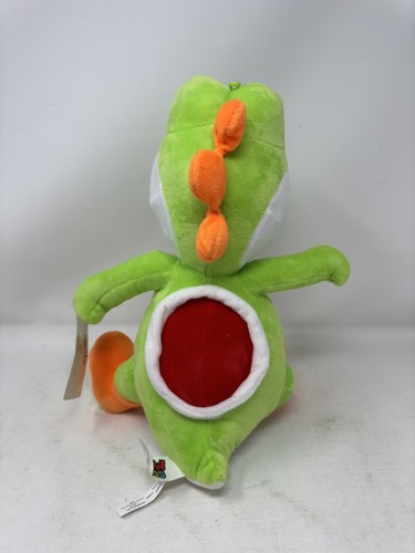 Yoshi Plush Super Mario Brothers Toy Stuffed Plush Animal Doll 10" New Green - Picture 5 of 7