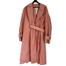 Maison Margiela X Mackintosh Single Breasted Trench Coat In Pink Size 42