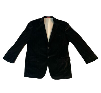 Isaia Napoli Neiman Marcus Cotton Pinstripe Blazer Suit Top Coat