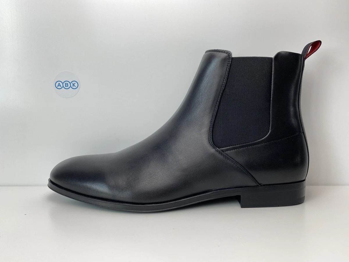 Hugo Boss Boheme Polished Chelsea Boots Shoes UK Size 10 44 New | eBay