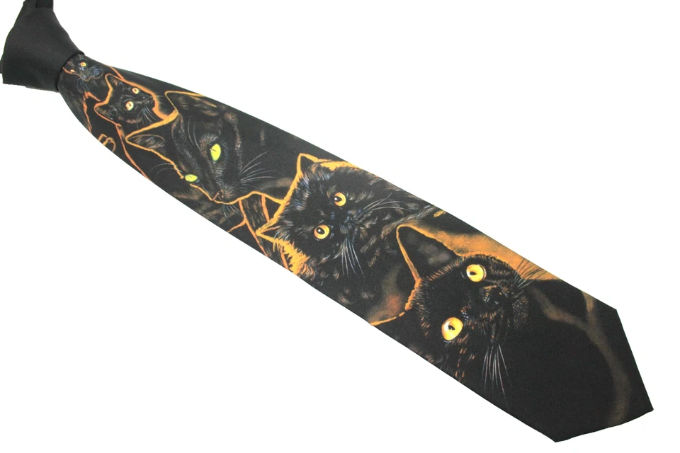 Corbata "black cats" Ralph Marlin F86188 Foto 2 de 4