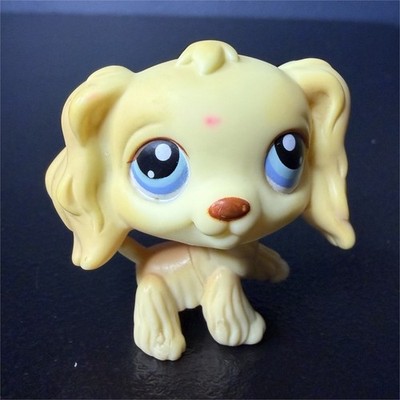 Hasbro 2004 Littlest Pet Shop Golden Cocker Spaniel #91 LPS Dog 