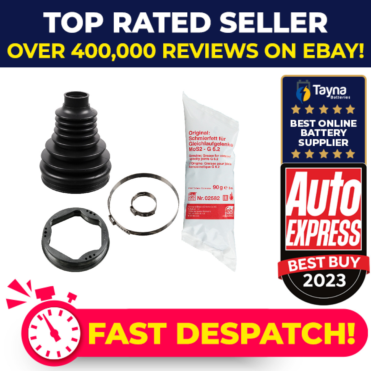 CV Joint Boot fits VAUXHALL ASTRA K 1.4 2015 on 6-Speed Automatic Transmission