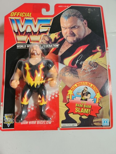 Hasbro WWF Bam Bam Bigelow Wrestling Action Figure...