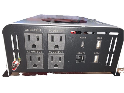 Oubotek Pure Sine Pure Sine Wave Inverter Dc12v-AC120v 60hz - Picture 2 of 10