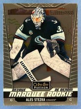 ALES STEZKA 2024-25 OPC Platinum #298 RC Marquee Rookie Seattle Kraken