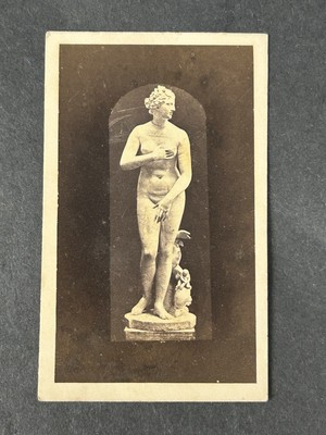 Antique CDV Carte de Visite Photo Venus De Medici, Florence Italy